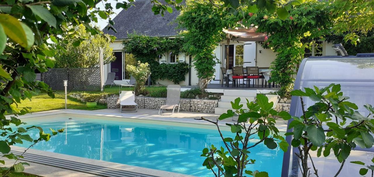 Au Coeur Du Bien Etre, Chambre D'Hotes Avec Piscine Chauffee Et Couverte, Spa, Sauna, Massages Monteaux Eksteriør billede