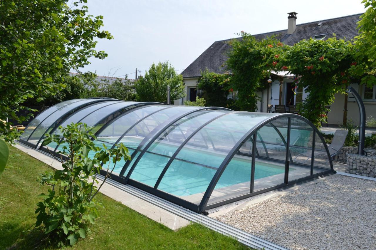 Au Coeur Du Bien Etre, Chambre D'Hotes Avec Piscine Chauffee Et Couverte, Spa, Sauna, Massages Monteaux Eksteriør billede